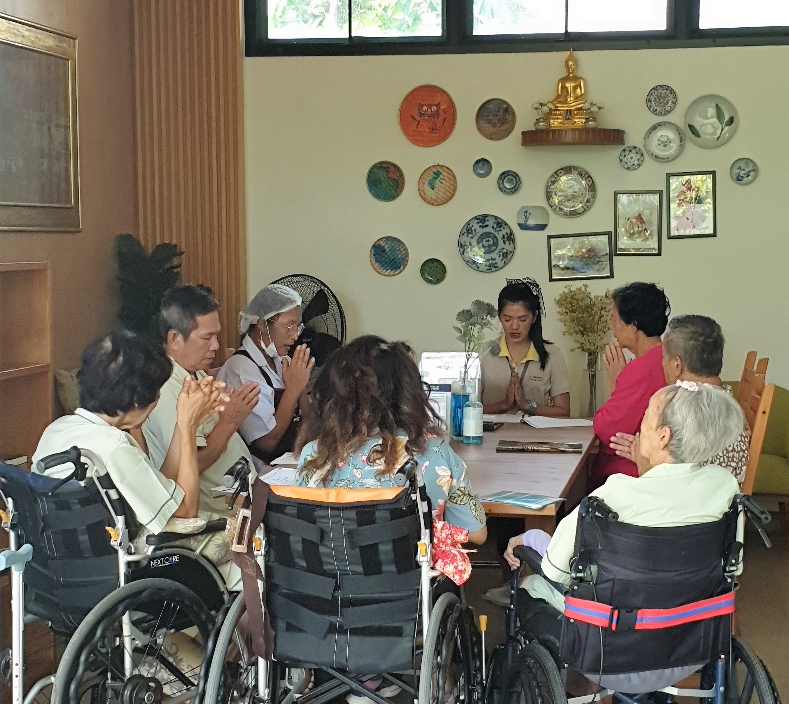 กิจกรรมสวดมนต์ไหว้พระ