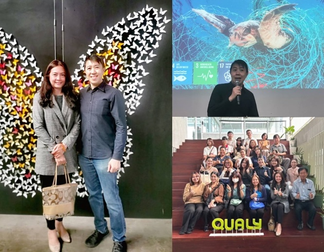 ดูงานการดำเนินธุรกิจยั่งยืนตามหลักเศรษฐกิจหมุนเวียน (Circular Economy) ที่ Qualy Design Space
